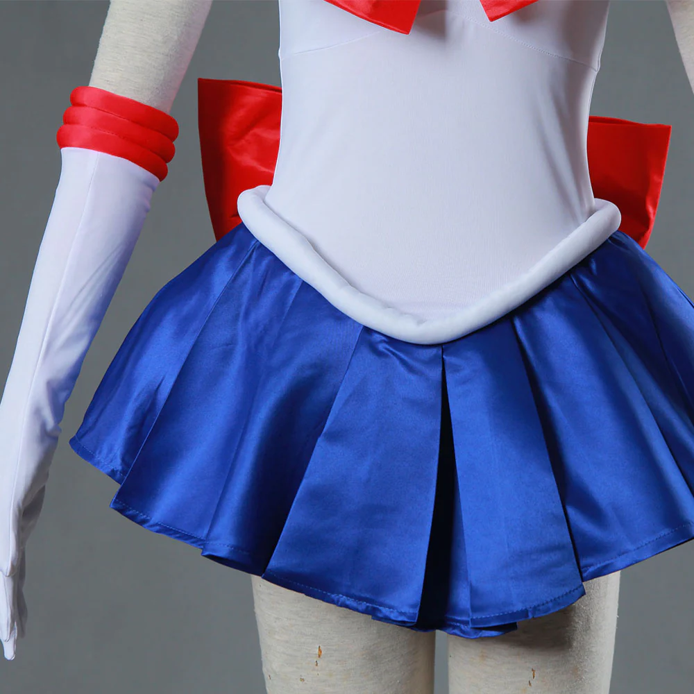 Women and Kids Sailor Moon Costume Sailor Moon Tsukino Usagi Cosplay with Accessories - Image 7