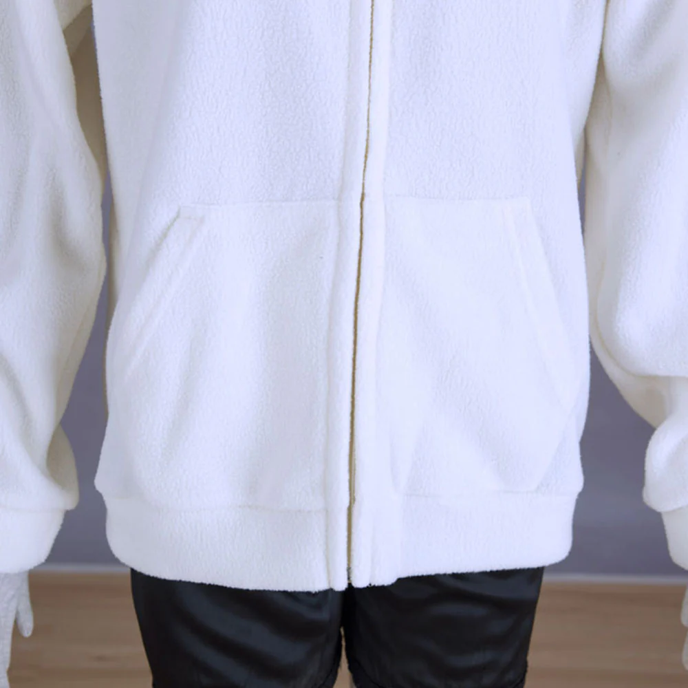 Women and Kids Sailor Moon Costume The White Cat Artemis Cosplay Hoodie - Image 5