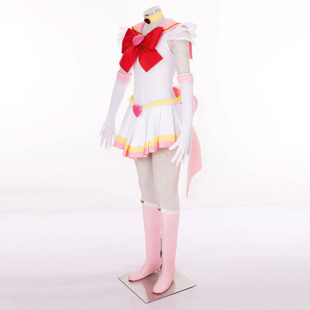 Women and Kids Sailor Moon Super S Costume Sailor Chibi Moon Cosplay with Accessories - Image 2