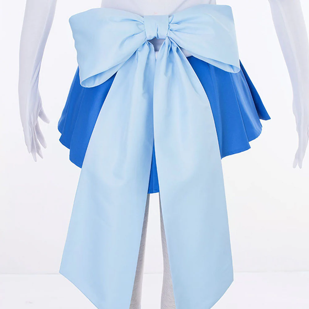 Women and Kids Sailor Moon Super S Costume Sailor Mercury Mizuno Ami Cosplay with Accessories - Image 6