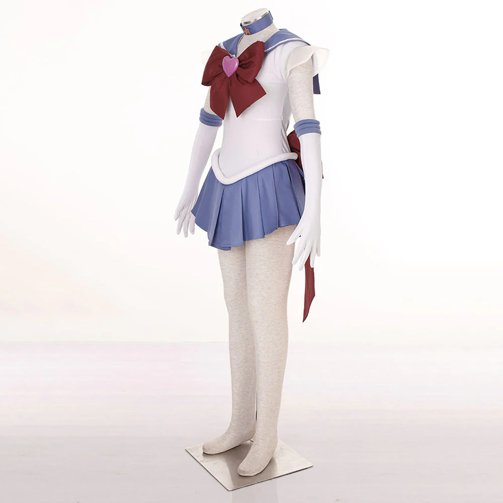 Women and Kids Sailor Moon Super S Costume Sailor Saturn Tomoyo Hotaru Cosplay with Accessories - Image 2