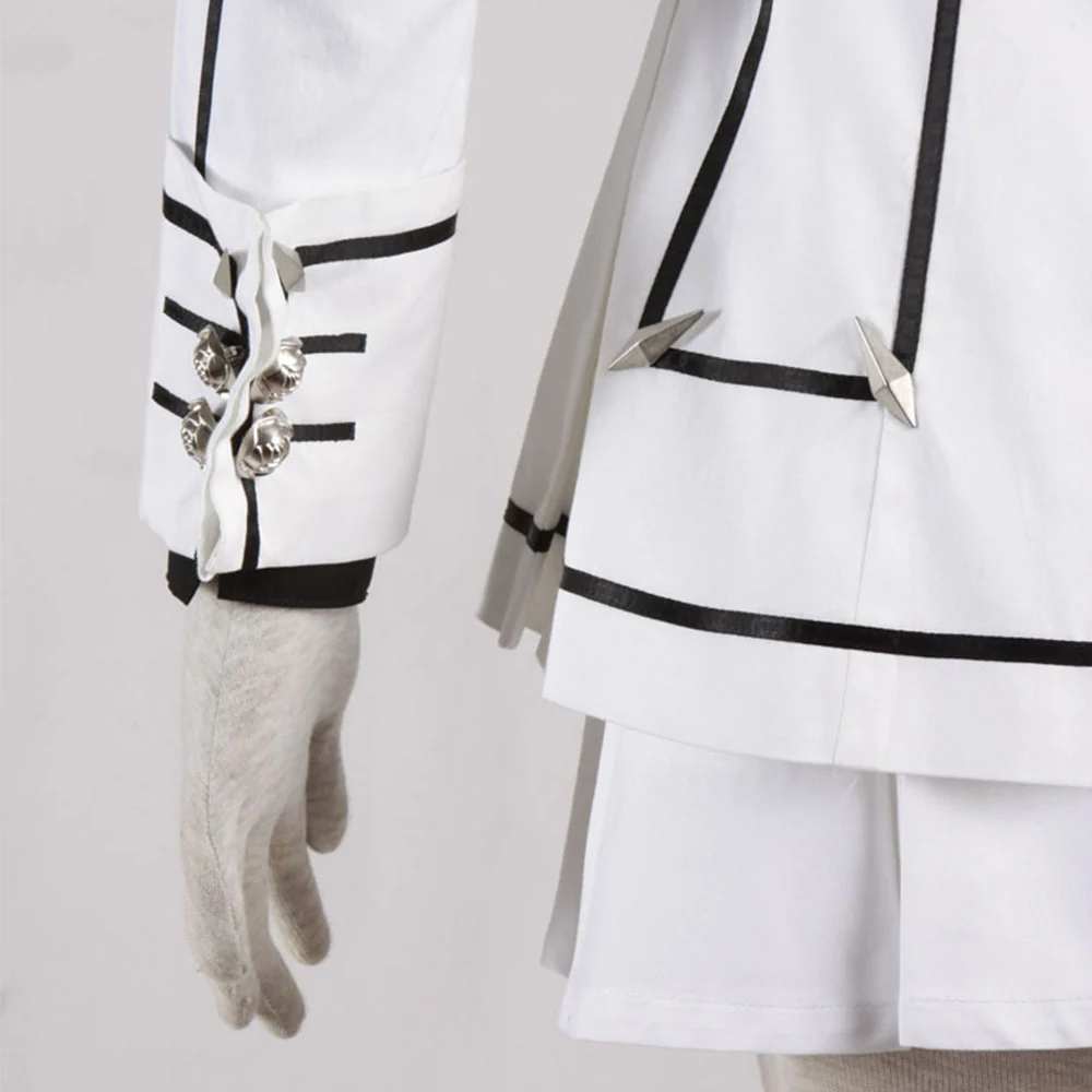 Women and Kids Vampire Knight Costume Kuran Yuki Wakaba Sayori Costume White Uniform - Image 8