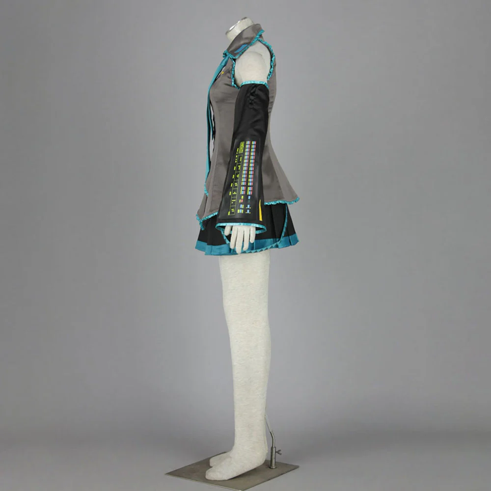 Women and Kids Vocaloid Hatsune Miku Sailor Cosplay Costume with Accessories - Image 5