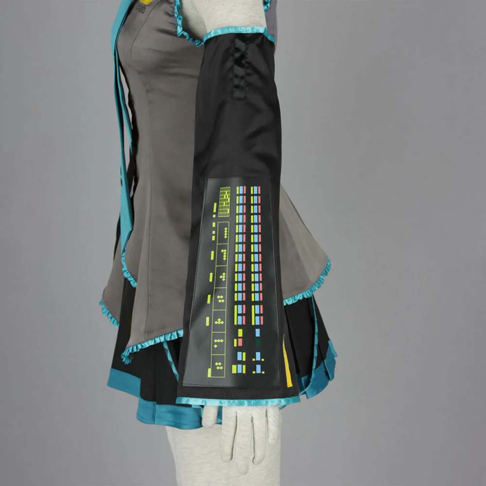 Women and Kids Vocaloid Hatsune Miku Sailor Cosplay Costume with Accessories - Image 7
