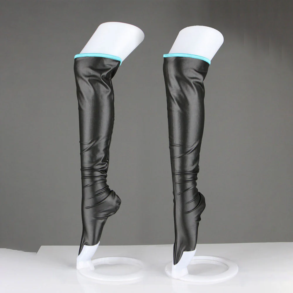 Women and Kids Vocaloid Hatsune Miku Silver Cosplay Costume with Accessories - Image 8