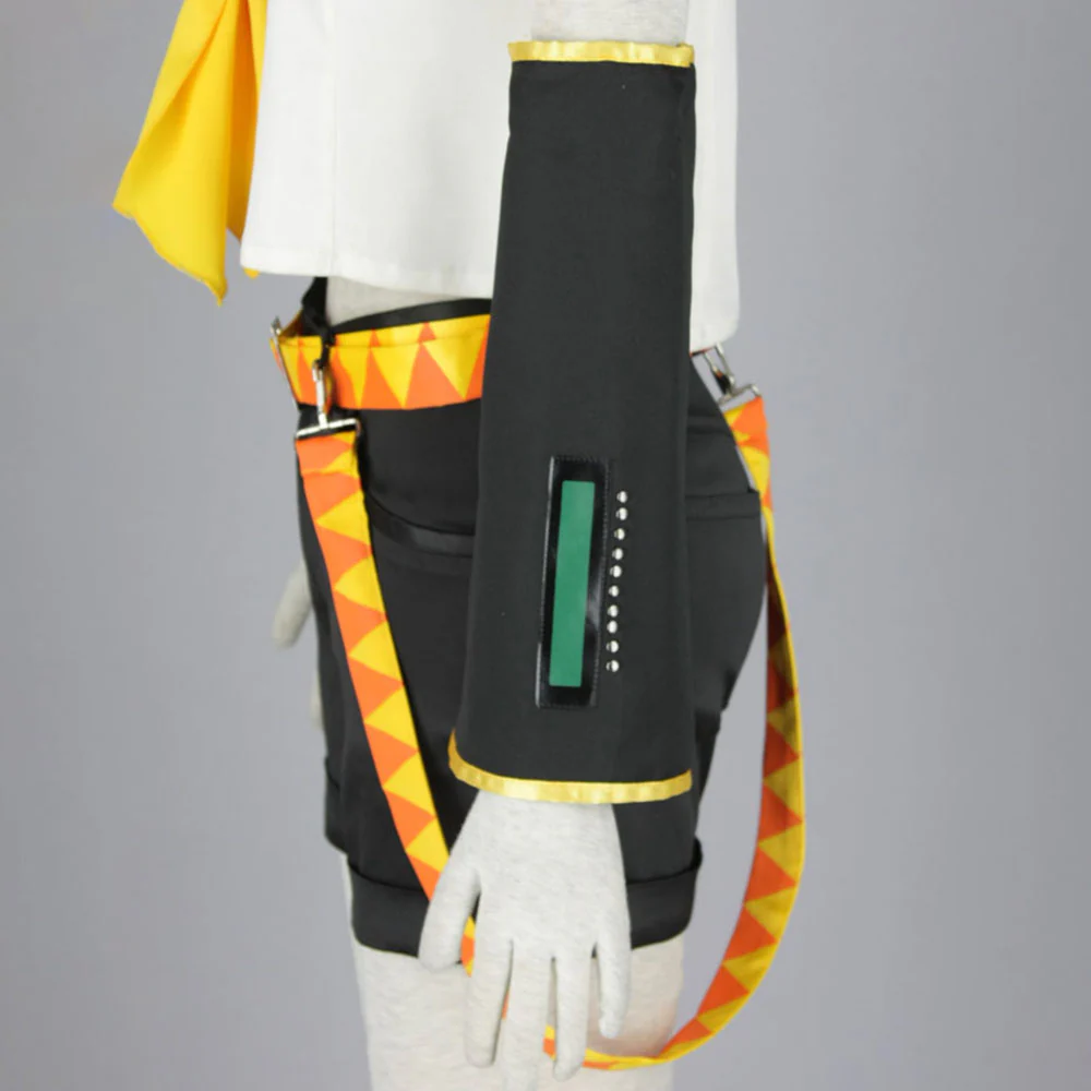 Women and Kids Vocaloid Kagamine Rin Sailor Cosplay Costume with Accessories - Image 6