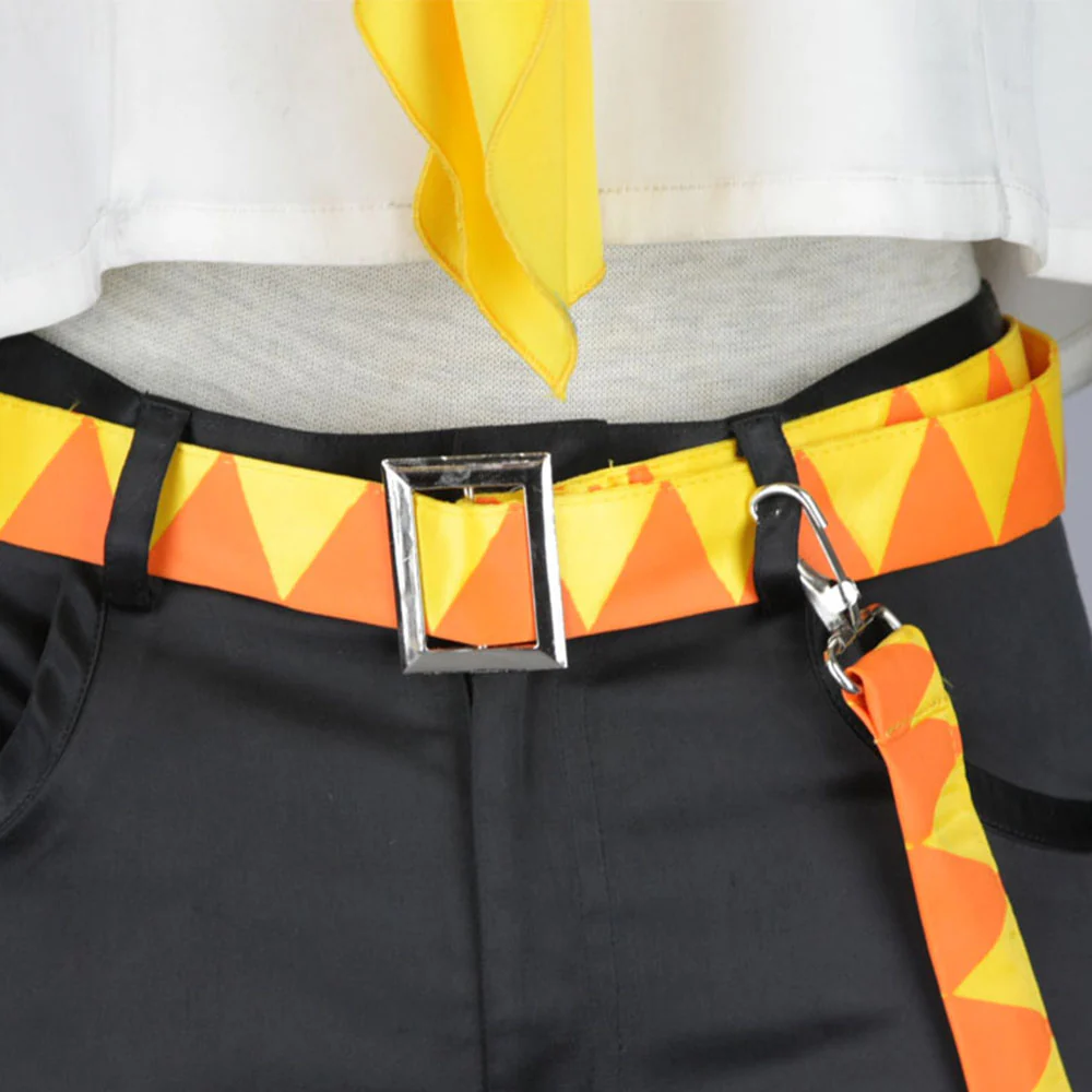 Women and Kids Vocaloid Kagamine Rin Sailor Cosplay Costume with Accessories - Image 7