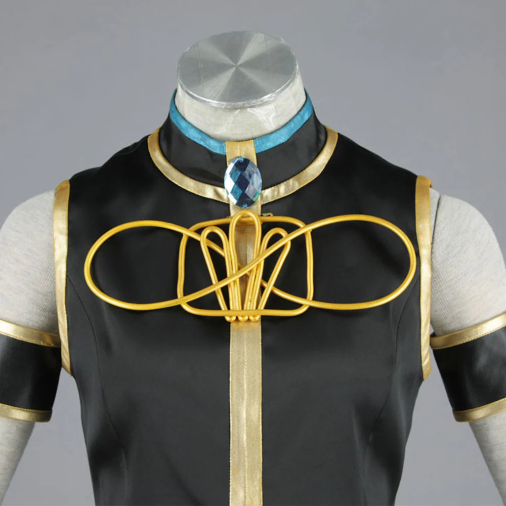 Women and Kids Vocaloid Megurine Luka Cosplay Costume with Accessories - Image 6