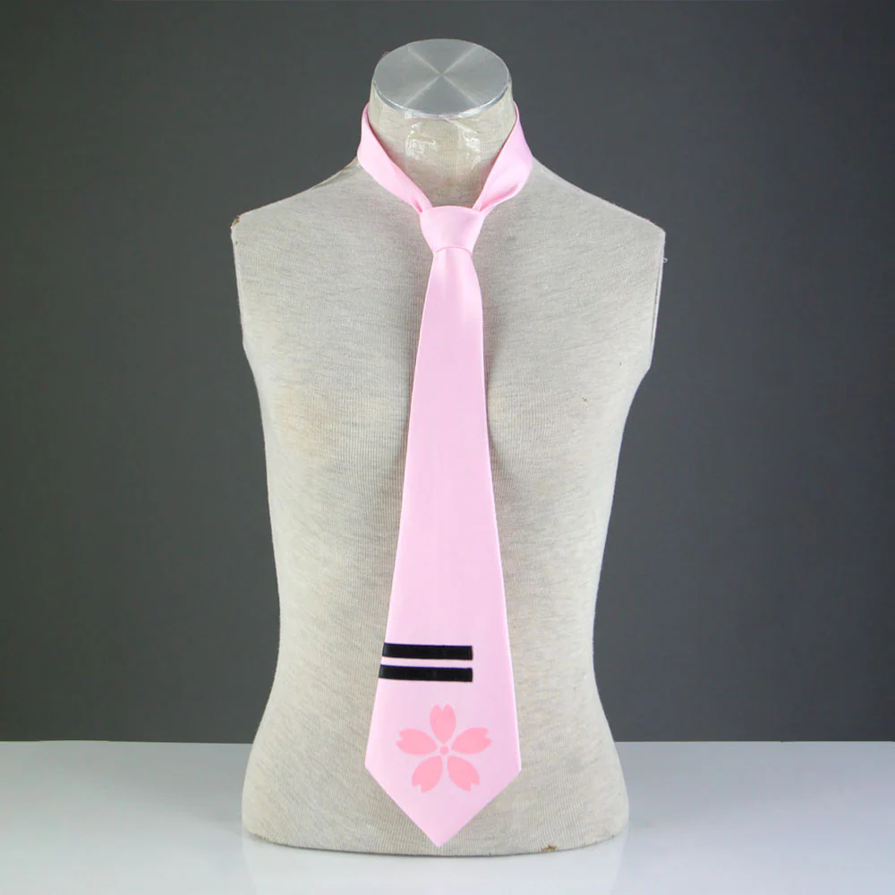 Women and Kids Vocaloid Sakura Hatsune Miku Silver Cosplay Costume with Accessories - Image 6