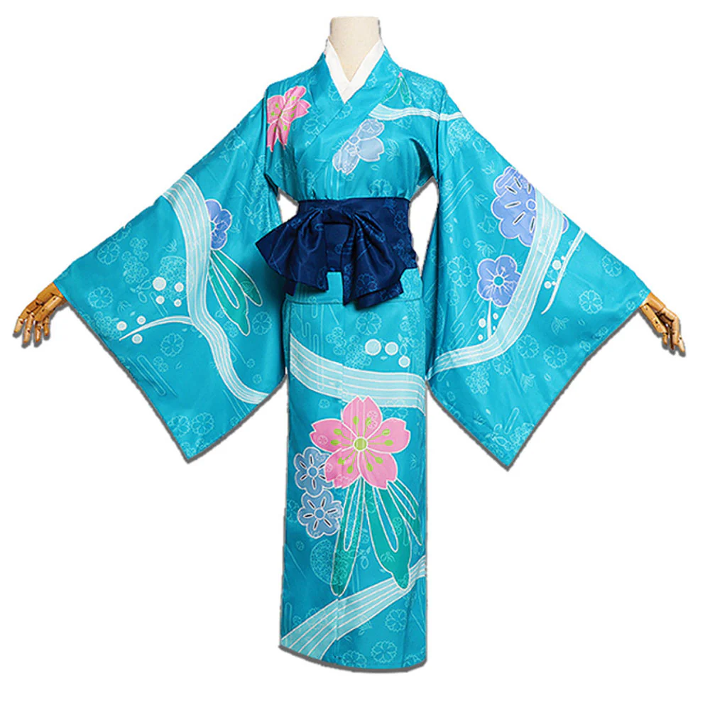 Women Demon Slayer Costume Kimono Cosplay Kamado Tanjirou Hashibira Inosuke Agatsuma Zenitsu - Image 3